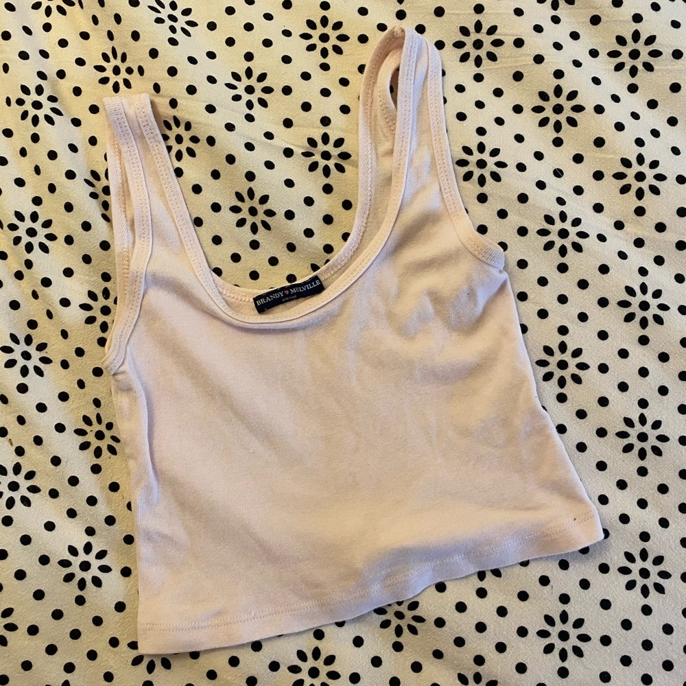 Brandy Melville pink crop top